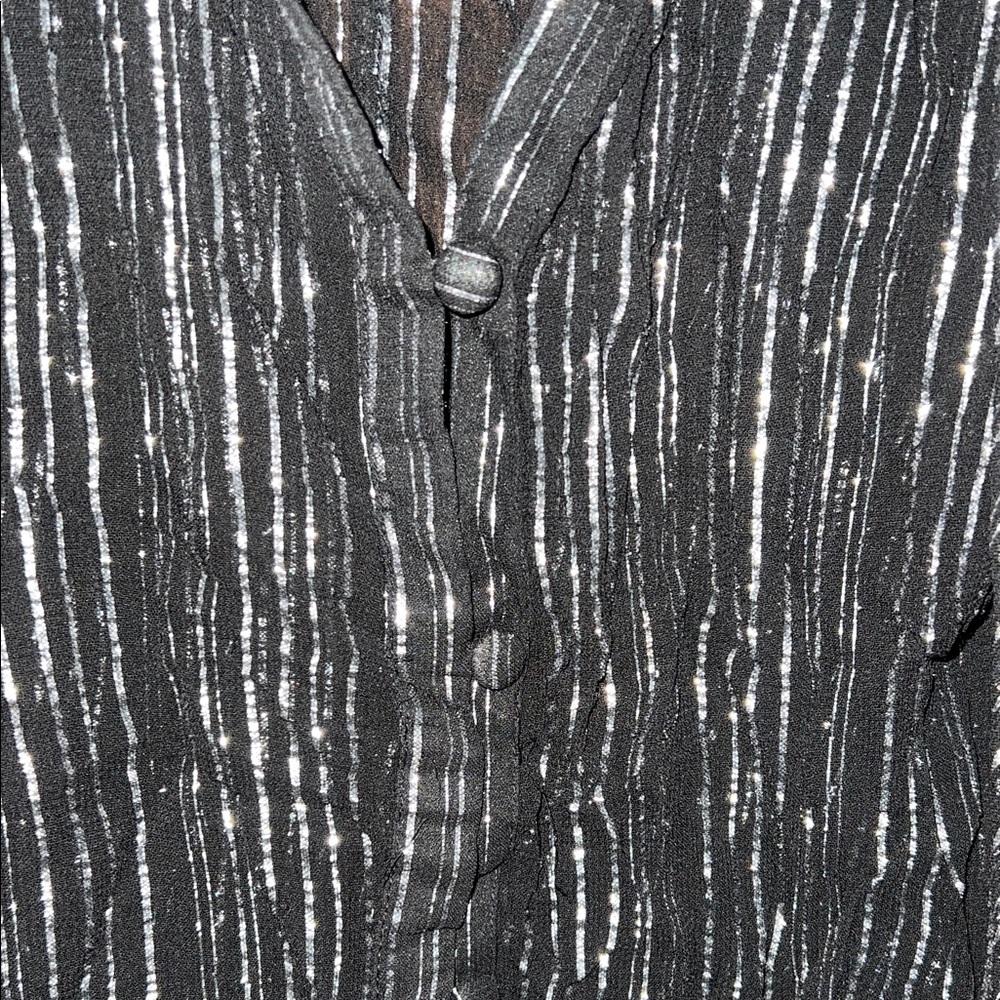 Zara Black and White Striped Top - Picture 3 of 8